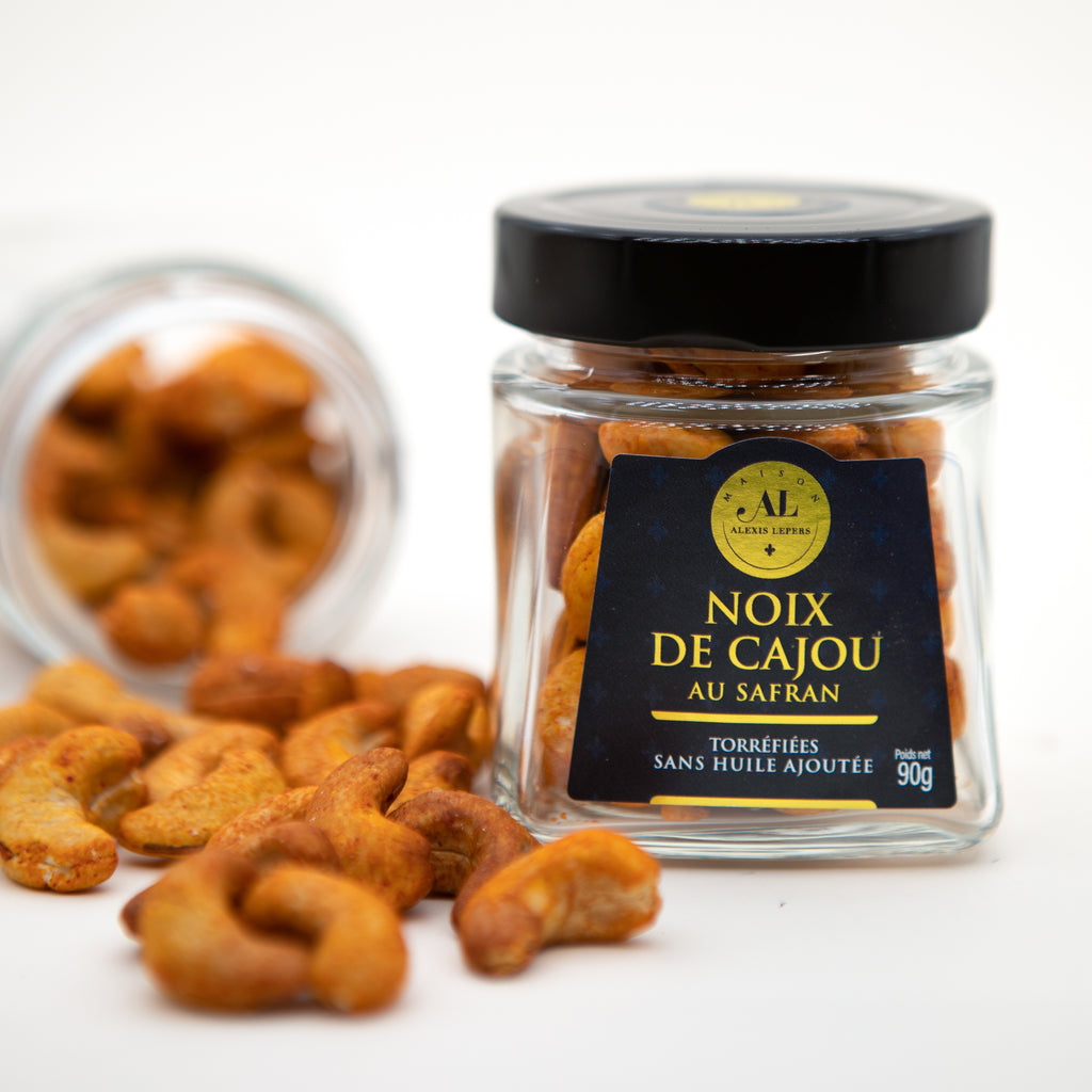 Noix de cajou torréfiées au safran