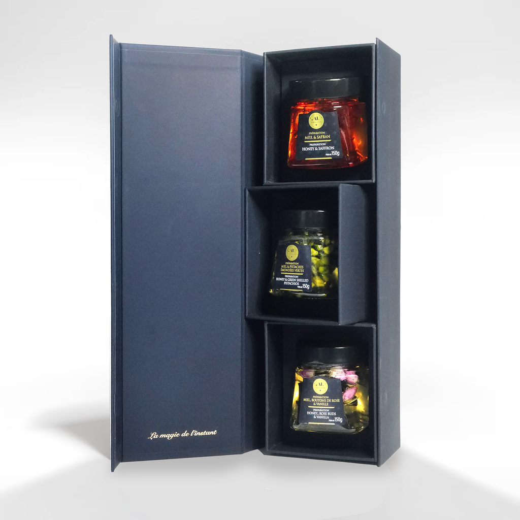 Coffret dégustation 3 Miels