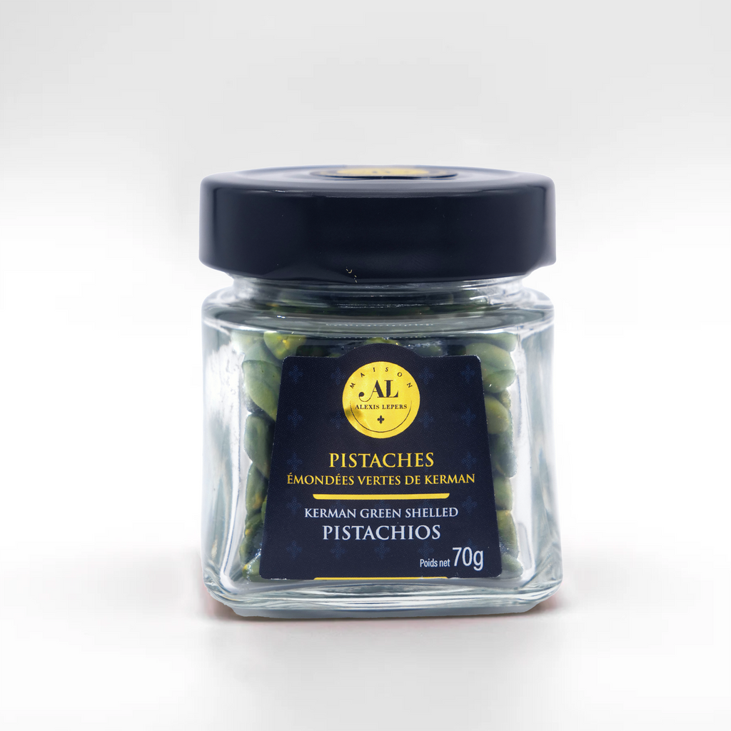 Pistaches de Kerman émondées vertes