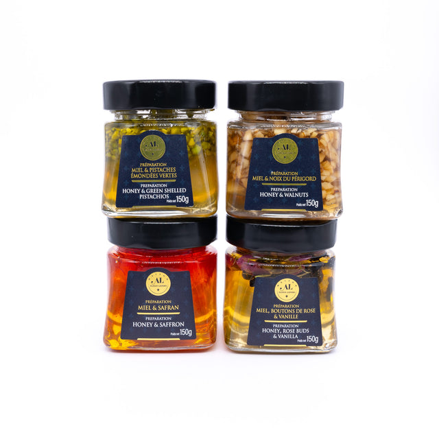 Tasting Set of 4 Exceptional Honeys