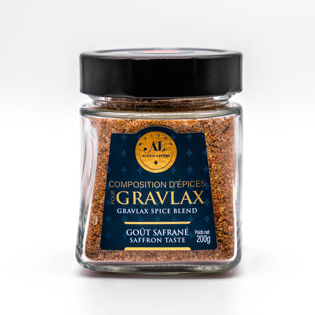 Gravlax safrané