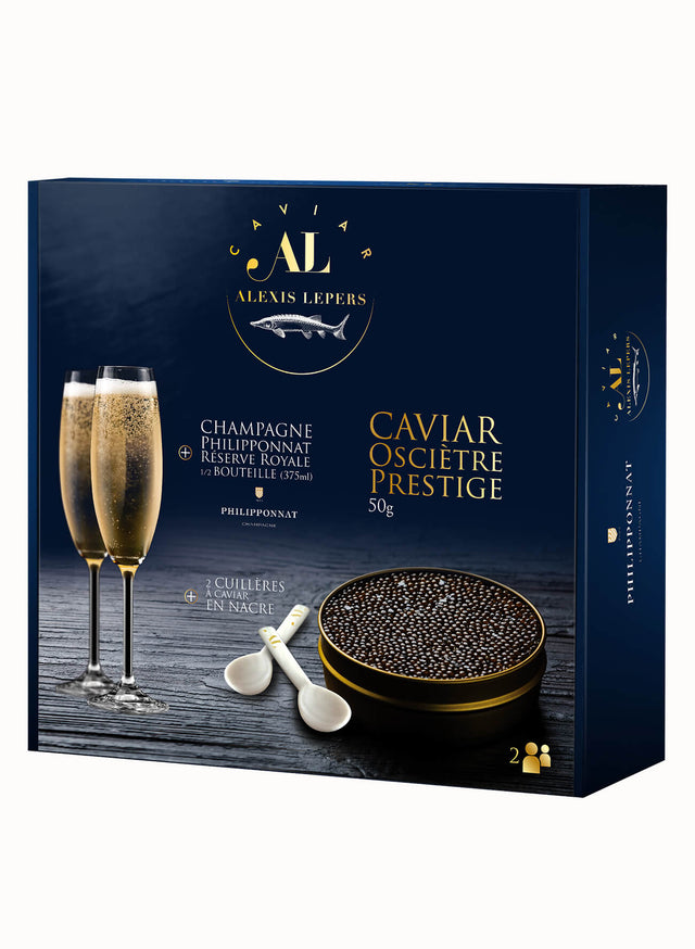 Ossetra Prestige & Philipponnat Champagne Set